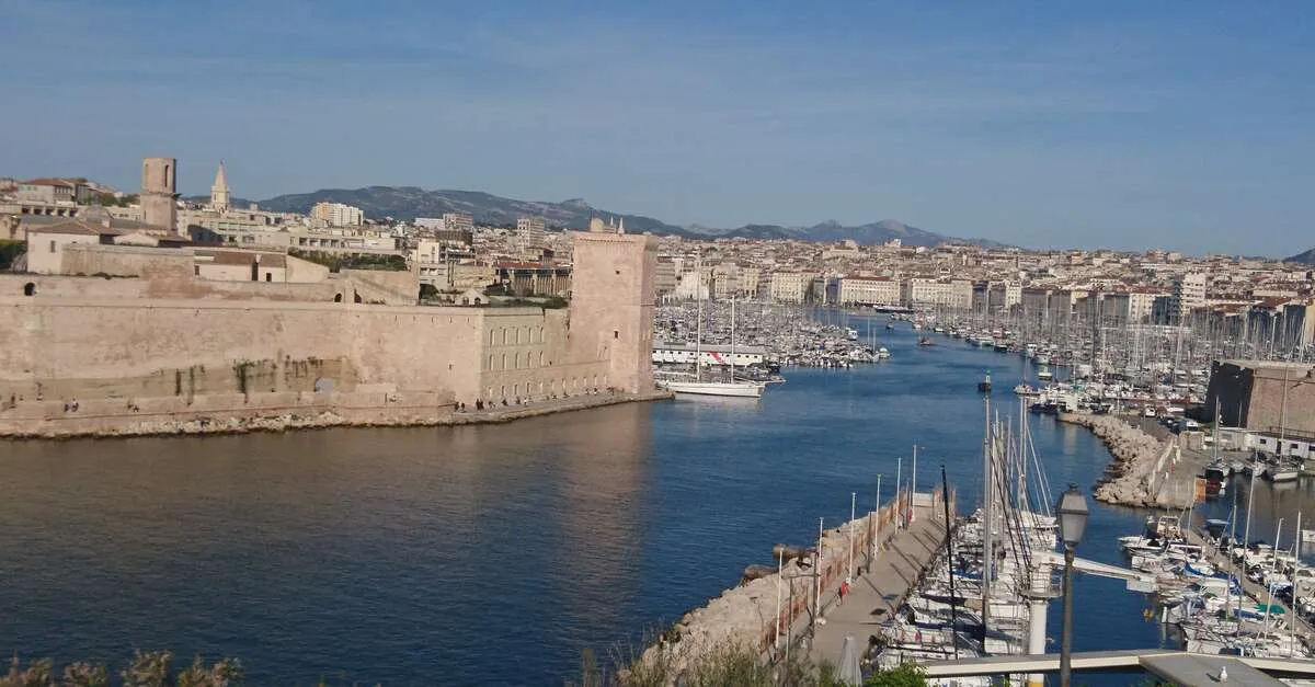 Cote D'Azur, Marseille Marina Vieux Port in Marseille, France — photo 6