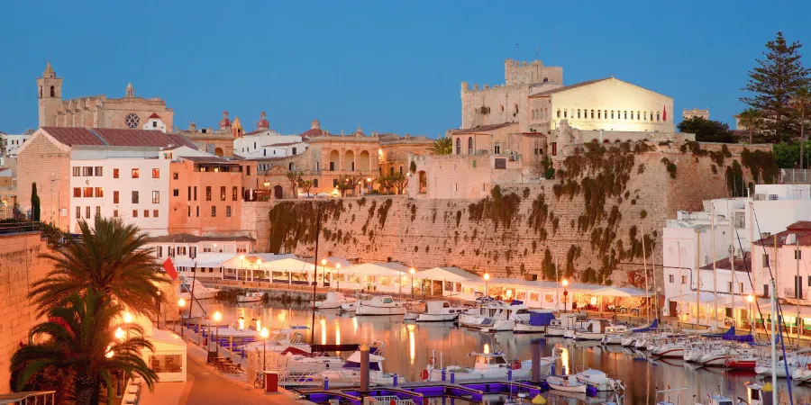 Port exterior de Ciutadella, marina in Ciutadella, Spain