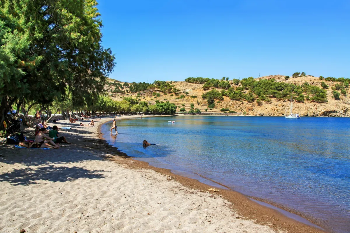 Ormos Meloi, bay in Kampos, Greece