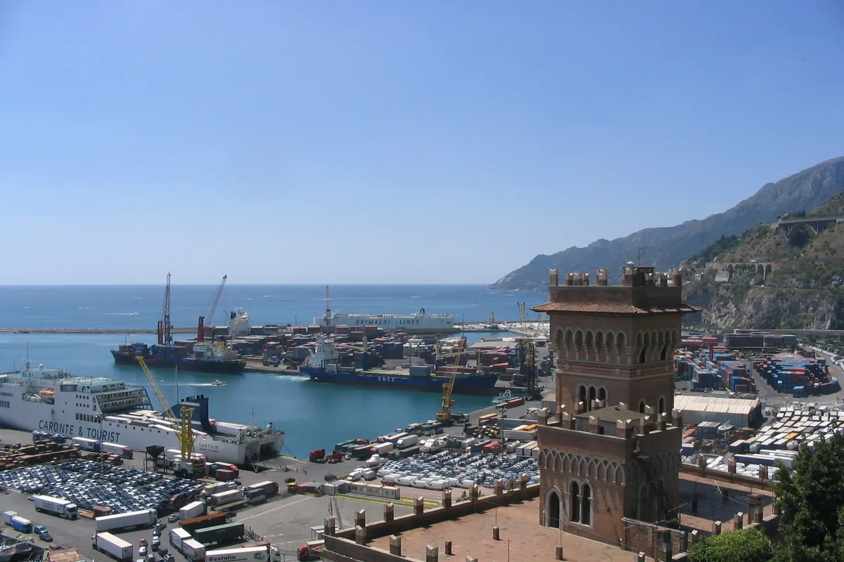 Salerno Marina in Salerno, Italy