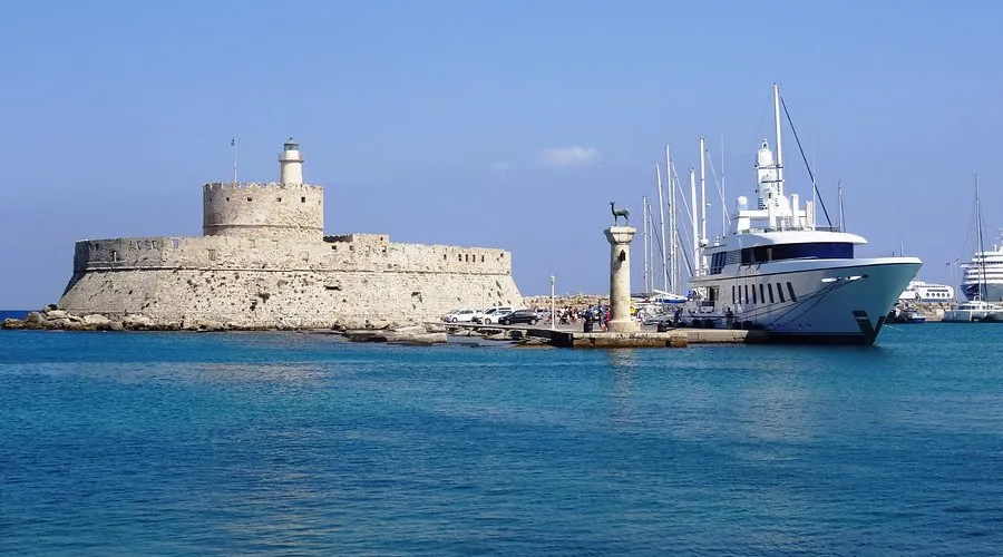 Mandraki Bay in Municipality of Meyisti, Greece