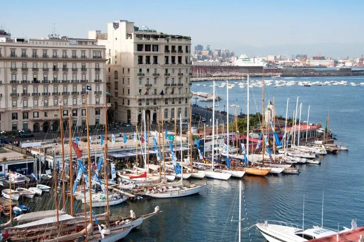 Porticciolo di Santa Lucia, marina in Naples, Italy — photo 2