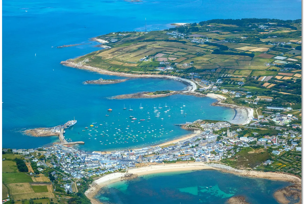 St Mary's Harbour, marina in Hugh Town, United Kingdom