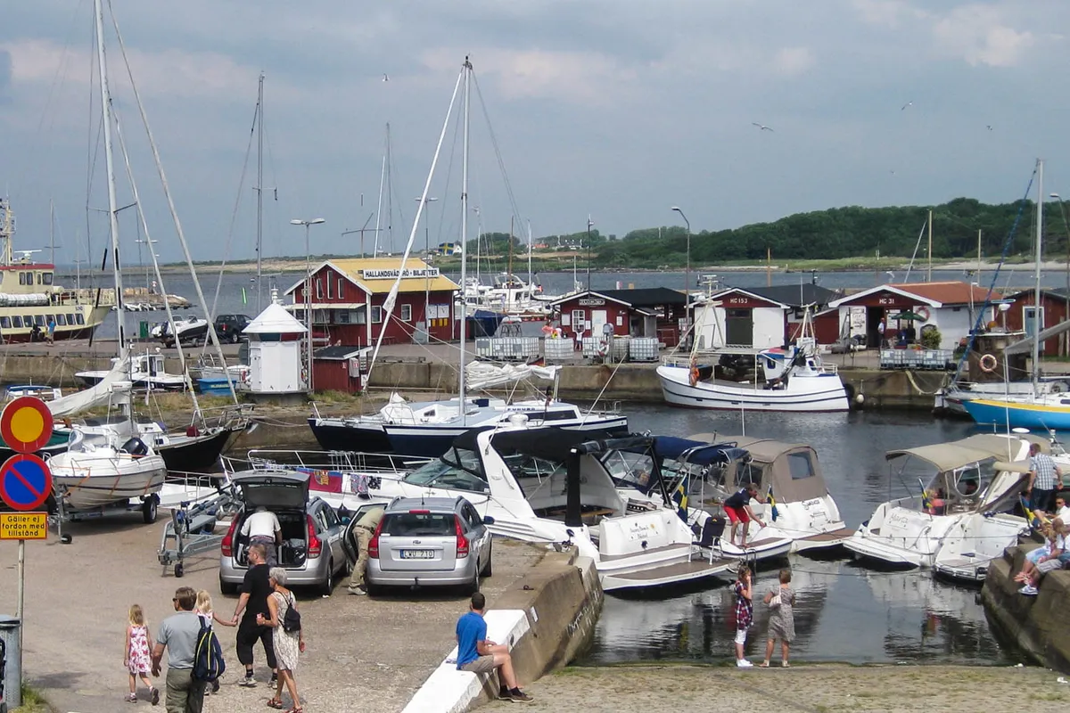 Torekovs hamn, marina in Torekov, Sweden