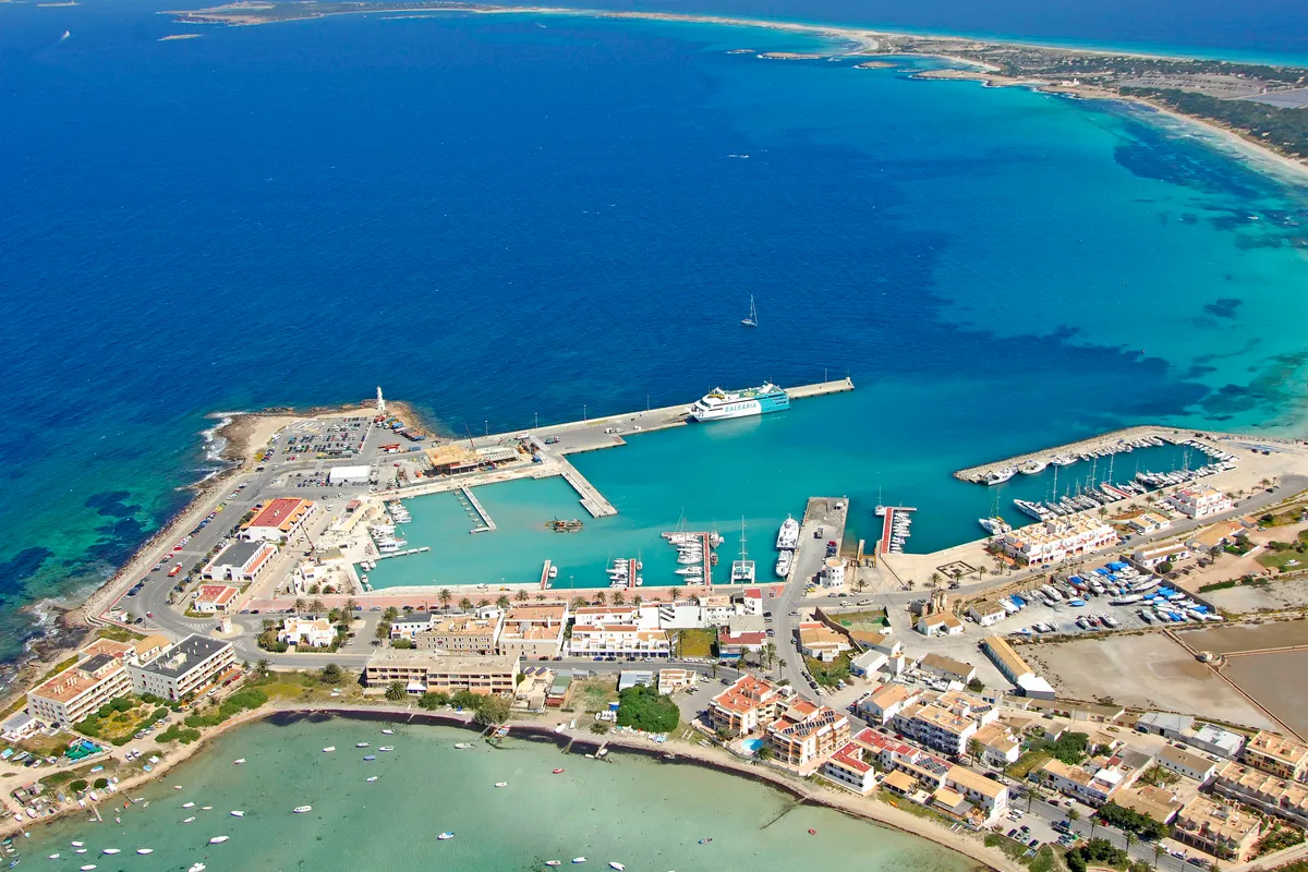 Mollet d'en Guasc Marina in Formentera, Spain