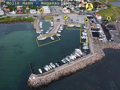 Mölle Hamn, marina in Mölle, Sweden — photo 3