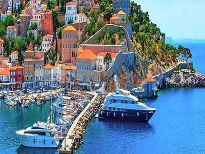 Hydra - Hydra Port, marina in Hydra, Greece — photo 4