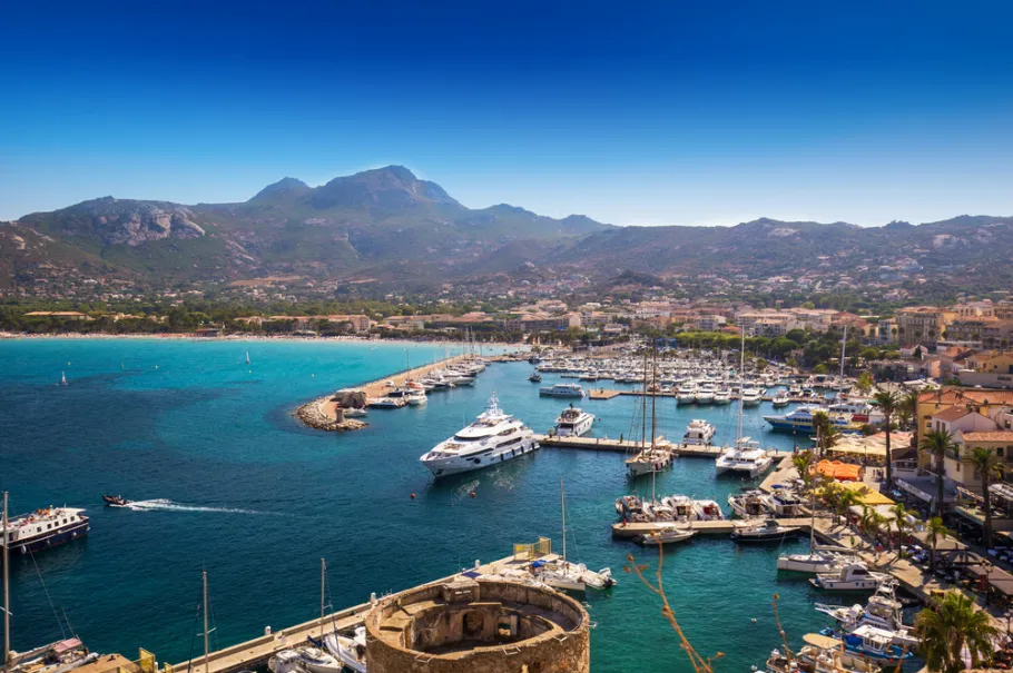 Port de Saint-Florent, marina in Saint-Florent, France