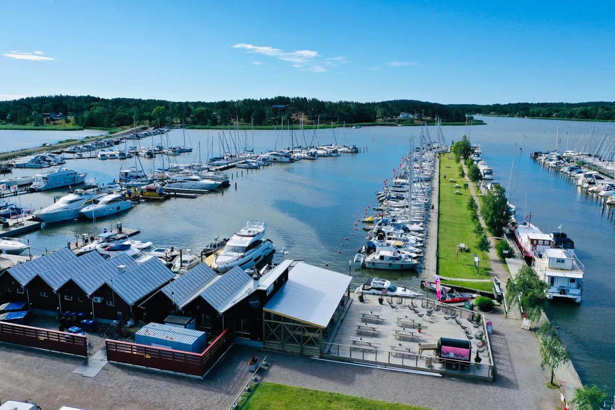 Trosa hamn, marina in Trosa, Sweden