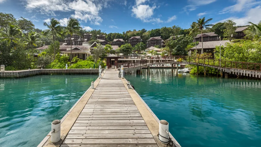 Marigot Bay, marina in Coolie Town, Saint Lucia — photo 4
