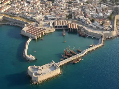 Venetian Harbour, marina in Heraklion Municipal Unit, Greece — photo 2