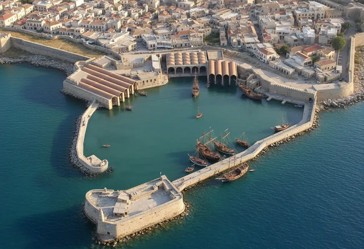 Venetian Harbour, marina in Heraklion Municipal Unit, Greece — photo 2
