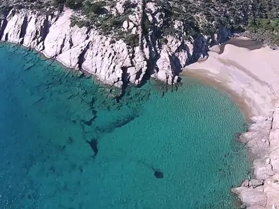 Three Churches Bay in Manganari, Greece — photo 4