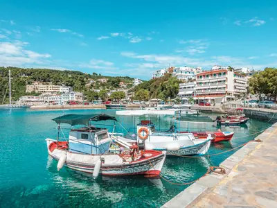 dock to the Monastery, marina in Δήμος Αλοννήσου, Greece