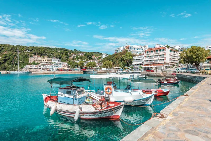 dock to the Monastery, marina in Δήμος Αλοννήσου, Greece