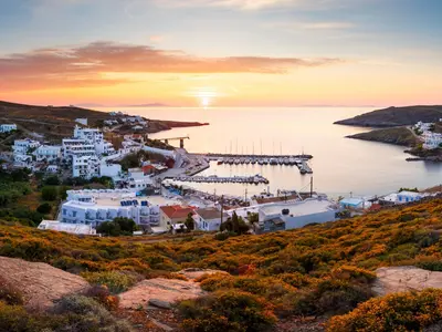 Ormos Pethamenos, bay in Μέριχας, Greece — photo 4