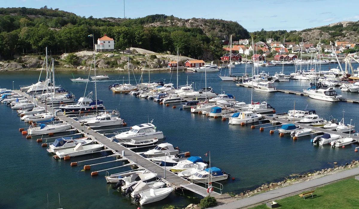 Hamburgsund Gästhamn, marina in Hamburgsund, Sweden