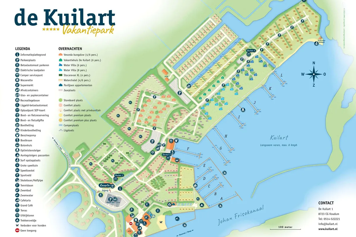 De Kuilart Marina in Koudum, Netherlands
