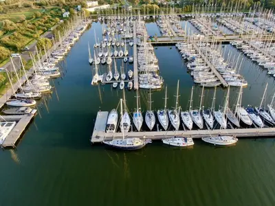 Watersportvereniging Makkum, marina in Makkum, Netherlands