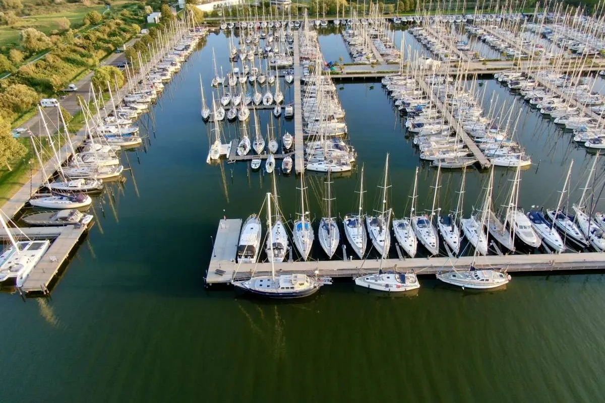 Watersportvereniging Makkum, marina in Makkum, Netherlands