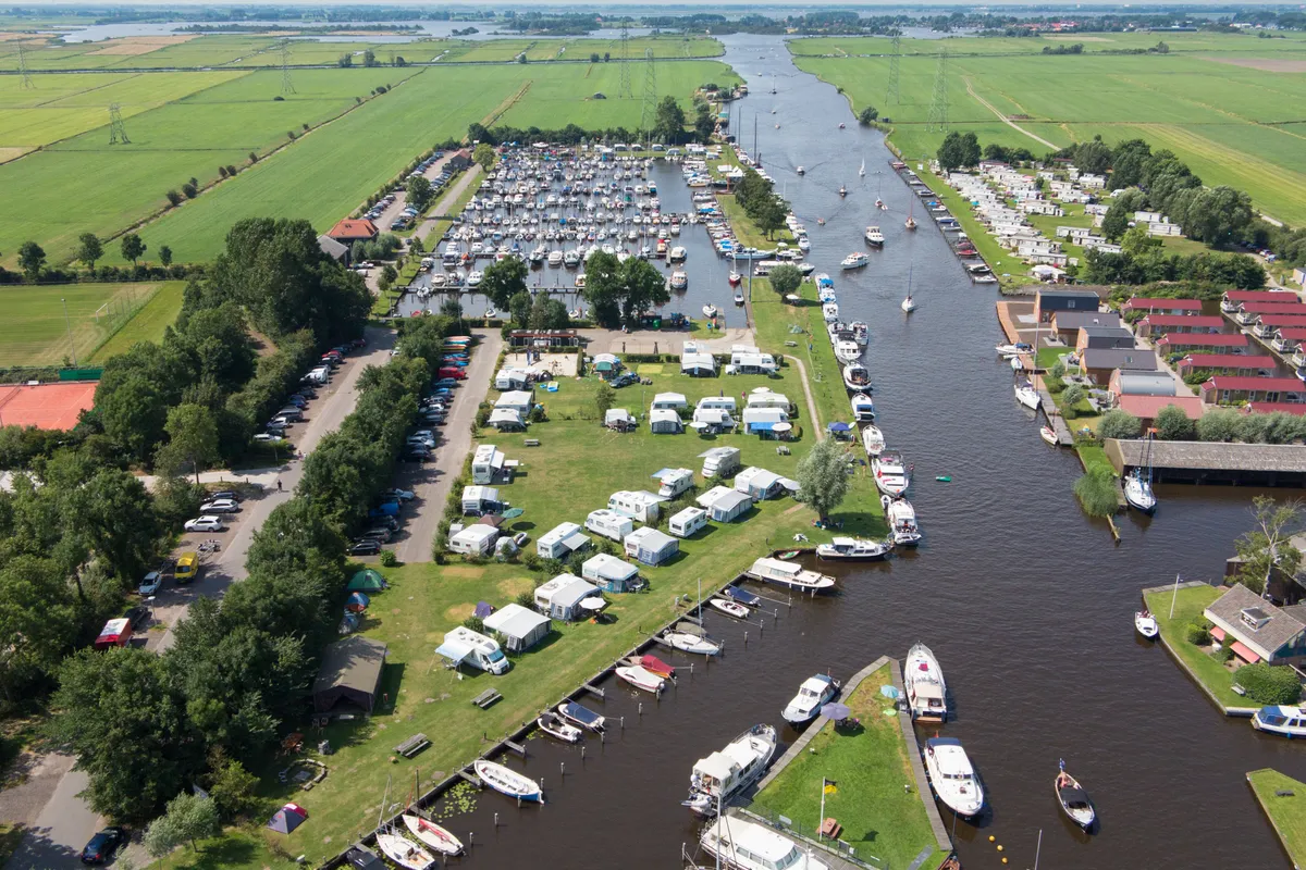 Passantenhaven Akkrum, marina in Akkrum, Netherlands