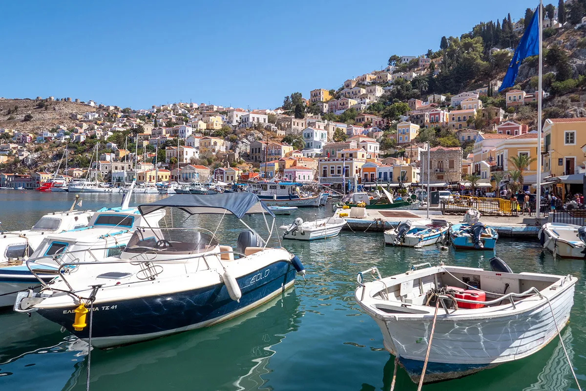 Panormitis Bay in Greece