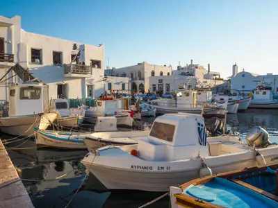 fishing port, marina in Ampelas, Greece — photo 2