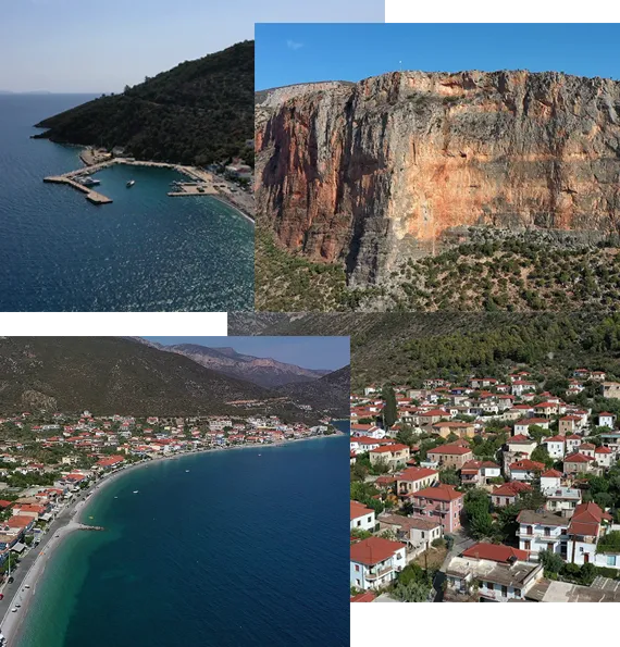 Port Tyroy, marina in Municipal Unit of Tyros, Greece