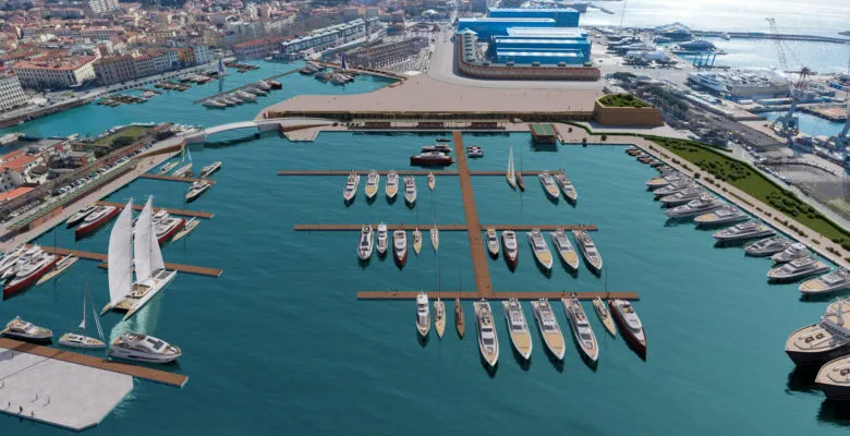 Yachting Club Magazzini, marina in Portoferraio, Italy