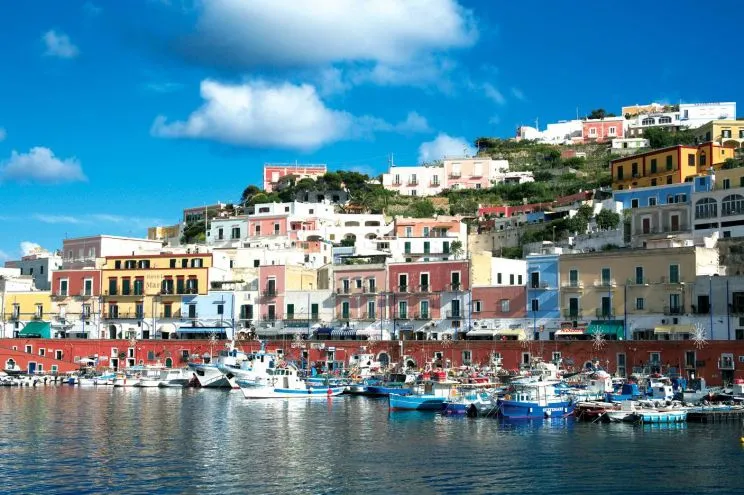 Porto di Ponza, marina in Ponza, Italy