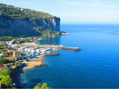 Marina di Equa Harbour in Vico Equense, Italy