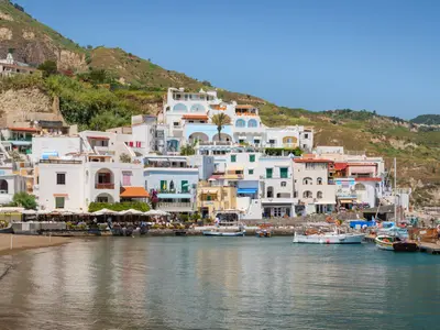 Sant Angelo d'Ischia Small Harbour, marina in Sant Angelo, Italy — photo 2