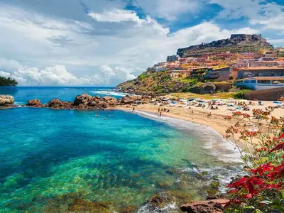Castelsardo Marina in Lu Bagnu, Italy — photo 2