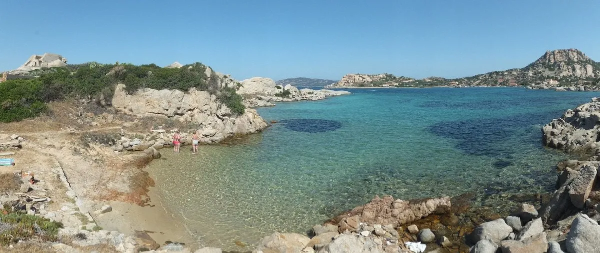Cala Nido d'Aquila Small Harbour, marina in La Maddalena, Italy