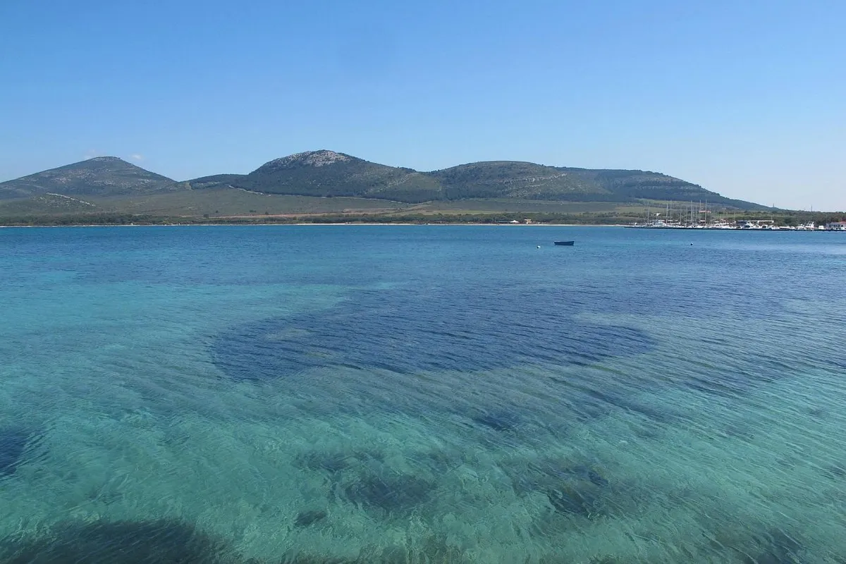 Porto Conte Small Marina in Alghero, Italy
