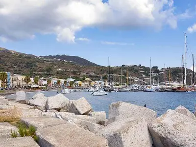 Lipari Marina Lunga in Lipari, Italy