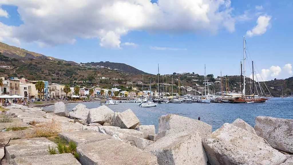 Lipari Marina Lunga in Lipari, Italy