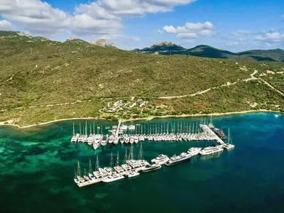 Cala dei Sardi, marina in Olbia, Italy — photo 2