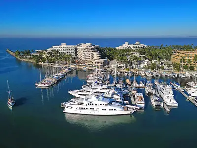 Paradise Village Marina in Las Jarretaderas, Mexico