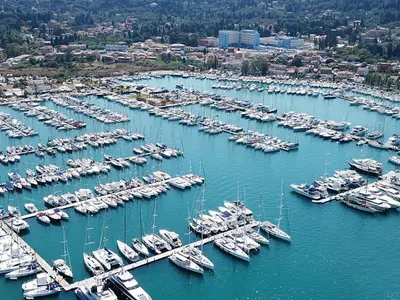 Corfu, Gouvia Marina in Kontokali, Greece — photo 5