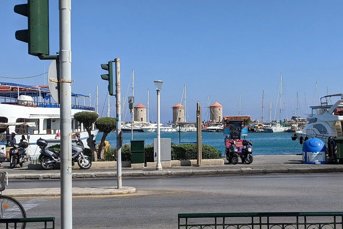 Vagion Bay (Anthony Quinn Bay), anchorage in Rhodes, Greece