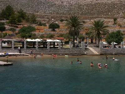 Agia Marina Bay in Symi, Greece — photo 3