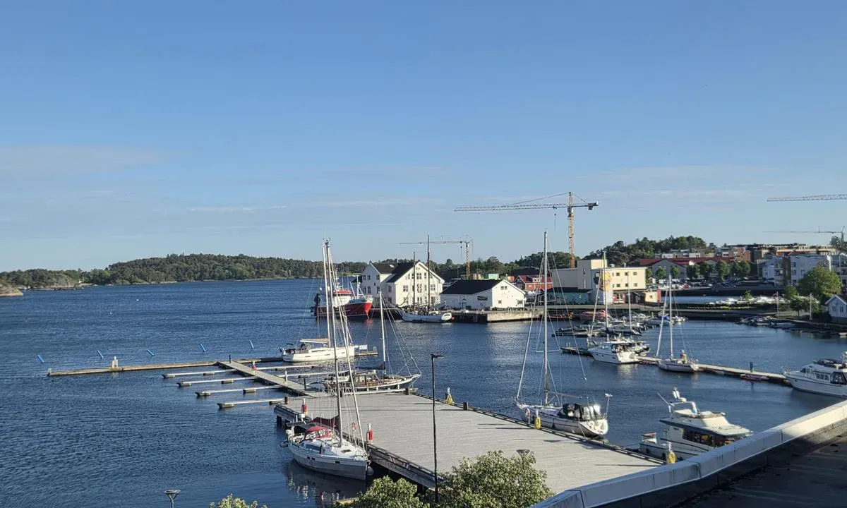 Grimstad gjestehavn, marina in Grimstad, Norway
