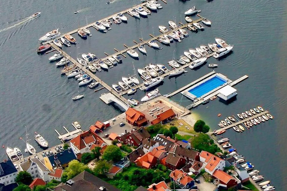 Arendal gjestehavn, marina in Arendal, Norway