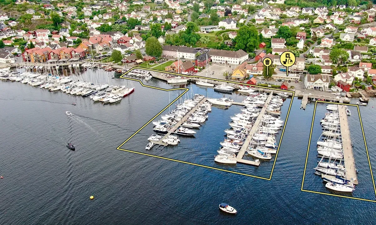 Son gjestehavn, marina in Son, Norway