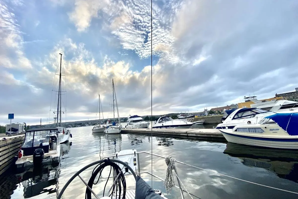 Fredrikstad gjestehavn, marina in Fredrikstad, Norway