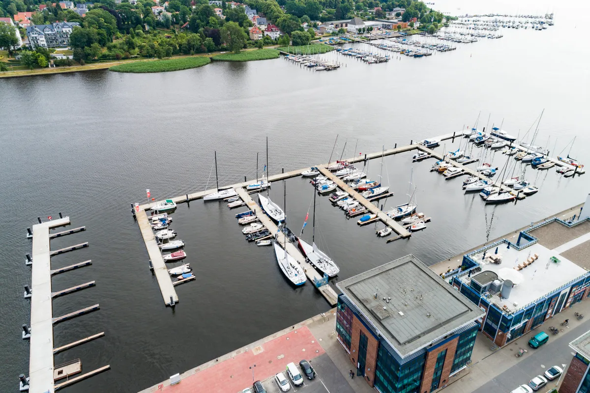 Schwimmsteg Stadthafen, marina in Rostock, Germany
