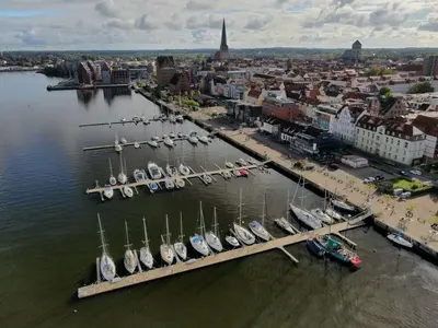 Schwimmsteg Stadthafen, marina in Rostock, Germany — photo 3