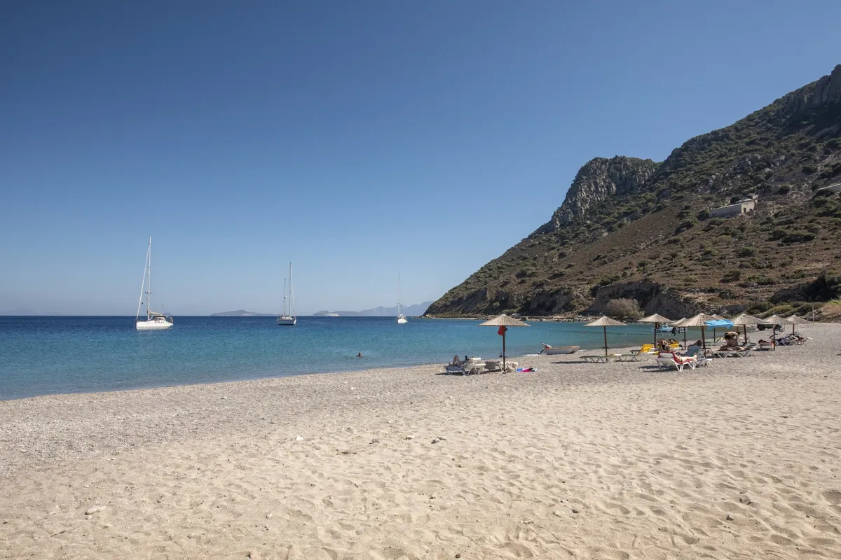 Kamari Bay in Kefalos, Greece — photo 2