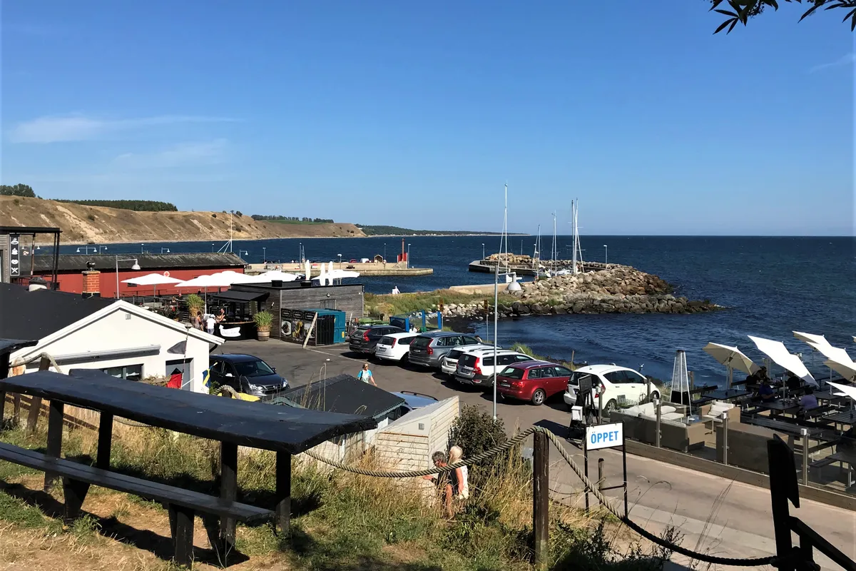 Kåseberga hamn, marina in Kåseberga, Sweden